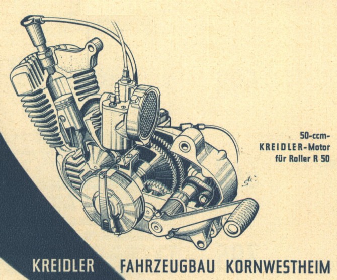 moteur kreidler 1955
